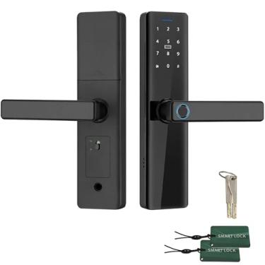 Imagem de Fechadura Eletrônica, Fechadura Digital, Fechaduras Digitais, Abertura Por Biometria e Códigos Numéricos, Roubo, Segurança Residencial, Funções de Alarme