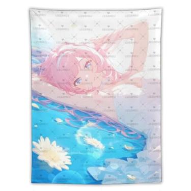 Imagem de LIEGBMEU Sexy Bikini Hot Anime Girl Tapeçaria 152.4 cm x 203.2 cm Interior Exterior Wall Quilt Art Decoração de Tapeçaria Caprichosa, Aa049