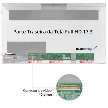 Imagem de Tela 17.3" LP173WF1 TL B2 Full HD LED Slim para Notebook - BestBattery