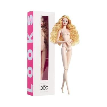 Imagem de Boneca Bjd De Cabelo Loiro, 12 Polegadas, Roupa Diária, Vestido De Fes