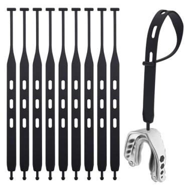 Imagem de 10 Peças Protetor Bucal de Futebol, Correia de Substituição para Protetor Bucal Rugby Universal Correia para Desportos Juvenis Boxe Hóquei Basquetebol Rugby a Maioria dos Protetores Bucais