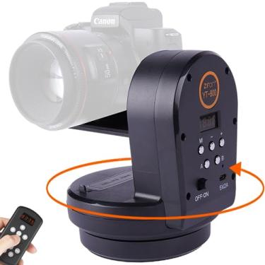 Imagem de XCJSYP Yt800 Cabeça De Tripé Panorâmica Rotativa Motorizada, Cabeça De Inclinação Panorâmica Com Controle Remoto E Clipe Para Celular Para Câmeras Dslr, Filmadoras, Smartphones, Tripé, Estabilizador