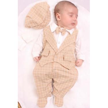 Imagem de Saída de Maternidade Menino 04 peças Gabriel Roupas de Bebê - João e M