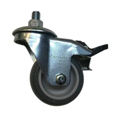 Imagem de Rodizio Giratório Para Carrinhos Roda Pvc Freio Gle 312 Bp G - Movifac