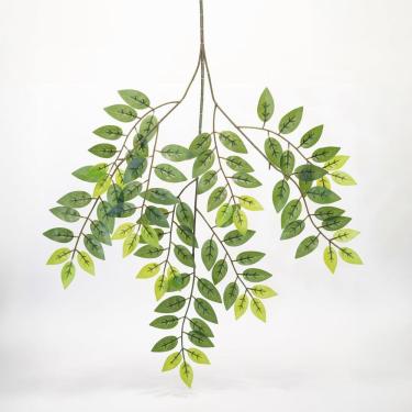 Imagem de Kit 12 Folhagens Ramos Decorativos Arranjo Artificial 65cm