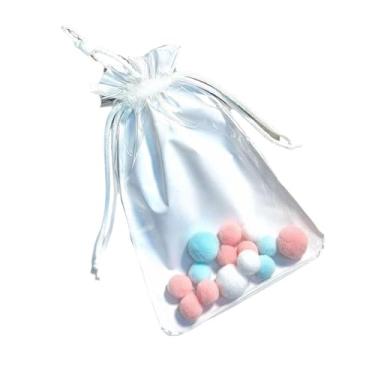 Imagem de simhoa Bolsa de transporte de PVC para bonecas, bolsa para bonecos de pelúcia, Clear Xl