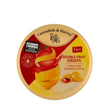 Imagem de Bala Limão Siciliano Recheio Morango Cavendish & Harvey  175g