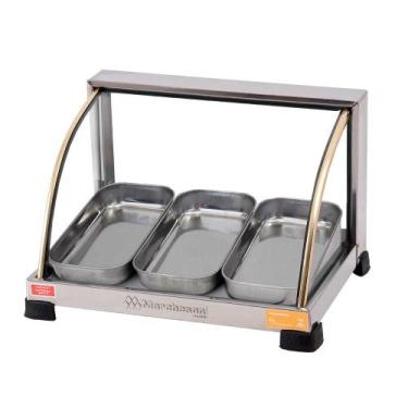 Imagem de Estufa para Salgados 3 Bandejas Linha Ouro Marchesoni, 110V
