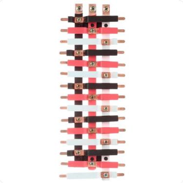 Imagem de Barramento Central Trifásico Isolado 100A para 30 Circuitos - Zathura