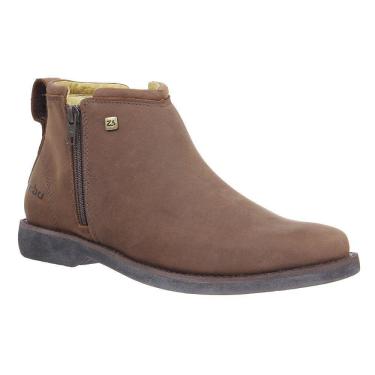 Imagem de Botina Marrom de Couro Masculina Zebu 27773
