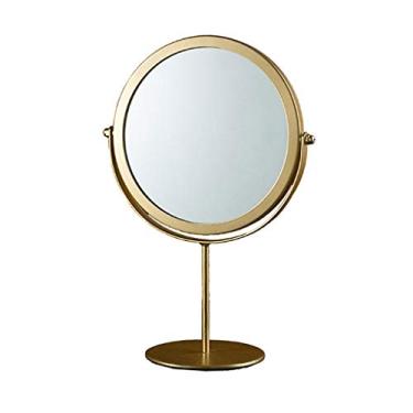 Imagem de Espelho de penteadeira para mesa espelho vertical para banheiro espelho de maquiagem de alta definição adequado para penteadeira, mesa, quarto, presente, espelho de maquiagem