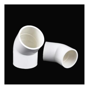 Imagem de Diâmetro interno de PVC 20/25/32/40/50 mm Acessórios para tubos de abastecimento de água 45 graus Conectores de cotovelo Peças de água de irrigação de juntas (diâmetro interno 50 mm)
