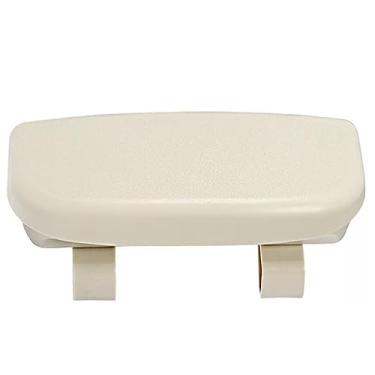 Imagem de RWWPJLLWHR Estojo para óculos de sol de carro, suporte de óculos de sol para carro, multifuncional, magnético, portátil, reutilizável, viseira de sol, porta-óculos com clipe para carro (bege)