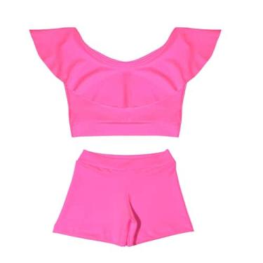 Imagem de Conjunto Infantil Feminino Top Ciganinha E Shorts - Ótima Confecções, 
