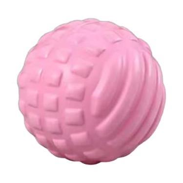 Imagem de harayaa Bola de massagem com rolo, ferramenta de massagem de tecido profundo, academia, treino, ioga, portátil para costas, 2,76 polegadas para trabalhadores, Rosa