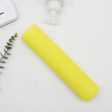 Imagem de Rede de esponja de banho rede longa esponja de banho esfoliante chuveiro corpo esfregão traseiro pele mais suave, ótimo para uso diário