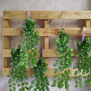 Imagem de 9 Folhagens Artificiais: Decoração Suspensa Realista, Adicione Vida e 