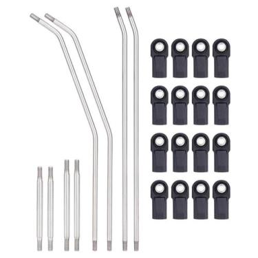 Imagem de Kit De Chassi De Fibra De Carbono LCG Para RC Crawler 1/10 Com Proteto