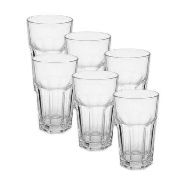 Imagem de Jogo De 6 Copos Altos Casablanca Em Vidro 415 Ml - Pasabahce