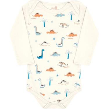 Imagem de Body manga longa bebe 13588 kiko e kika - Kiko baby, Bege, G