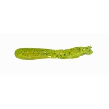 Imagem de Big Bite Baits Tubo de peixe de 3,8 cm/Chartreuse Sparkle (pacote com 100)