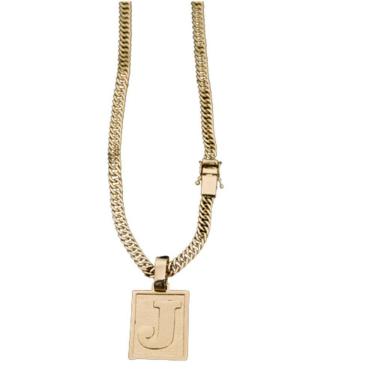 Imagem de Cordão Grumet Duplo Com A Inicial Para Nomes Com J