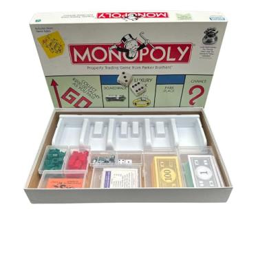 Imagem de BitsBins Organizer for Monopoly, Organizes Cards and Tokens Easily and Fits in Game Box, Board Game Accessories for Components of Monopoly, Includes 8 BitsBins Containers