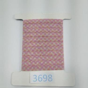 Imagem de 5 metros Elástico Lurex Especial 7mm encadernação Xadrez Rosa 3698 005