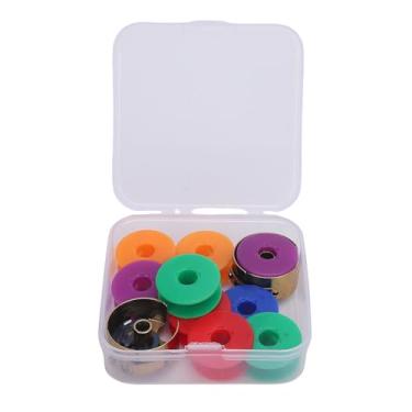 Imagem de Caixa de bobina com conjunto de bobinas Peças de reposição para máquinas de costura de ponto fixo industrial Prevenção de alta temperatura Ajuste preciso para máquinas de costura