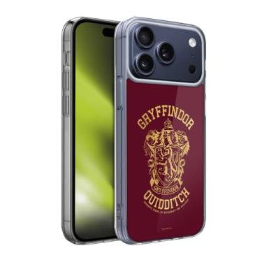 Imagem de Head Case Designs Capa de gel oficialmente licenciada Harry Potter Grifinória Quadribol Relíquias da Morte X [proteção de grau militar] compatível com Apple iPhone 17 Pro Max
