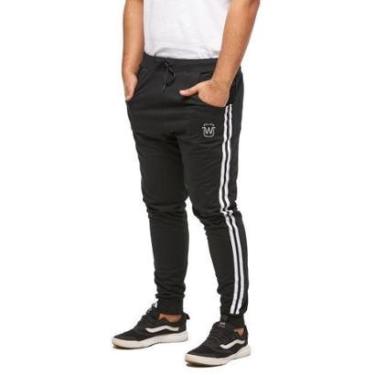 Imagem de CALÇA DE MOLETOM MASCULINA WOOKS SARUEL SKINNY SPORT LUXO -CINZACLARO-M-Masculino