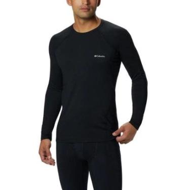 Imagem de Camisa Térmica Columbia Midweight Stretch Long Sleeve Masculina - Preto EEG-Masculino