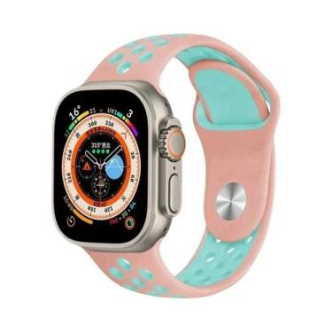 Imagem de Pulseiras De Silicone Esportivas De 42mm E 46mm Para Apple Watch Serie