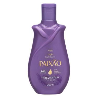 Imagem de Loção Hidratante Corporal Paixão Irresistível Flor De Lis 200ml, Óleo 