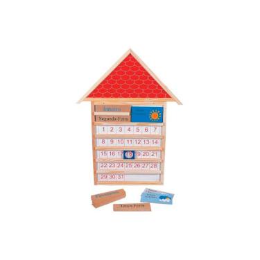 Imagem de Brinquedos Educativos Casinha Calendário 805x610x20mm