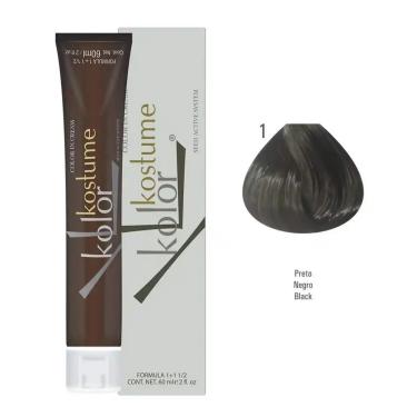 Imagem de Coloração 01 Preto Kostume Kolor 60Ml