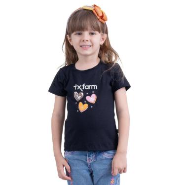 Imagem de CAMISETA FEMININA INFANTIL TEXAS FARM - CIF029 - PRETO-Feminino