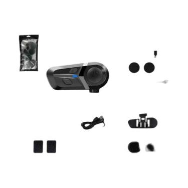 Imagem de Fone De Ouvido Bluetooth 5.3 Para Capacete De Motocicleta, À Prova D'Á