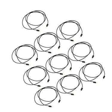 Imagem de KIMISS 10 Conjuntos de Cabos de Teste de Plugue Banana para Multímetro - Fios de Teste Elétrico de Latão e PVC - 0,44 Mm2, 30VAC-60VDC, Máximo 10A para Diagnósticos e Reparos Automotivos (#12)