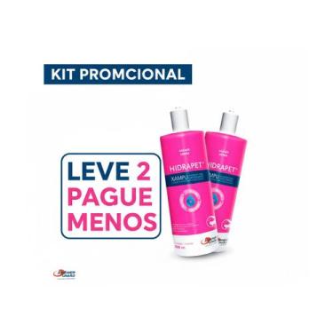 Imagem de Hidrapet Shampoo para Cães e Gatos Kit 2 unidades - Agner União
