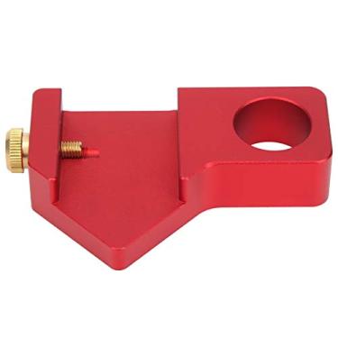 Imagem de Ymiko Ferramenta para Escrita Em Madeira, Auxílio de Posicionamento, Guia de Medição de Uso Geral, Bloco de Fixação Vermelho (Vermelho)