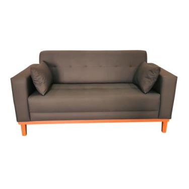 Imagem de Sofá  Gianni Tecido Acquablock Pé Base Madeira  160cm - 4R Estofados, 