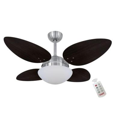 Imagem de Ventilador Volare Petalo Quad Tabaco 127V E Controle Remoto
