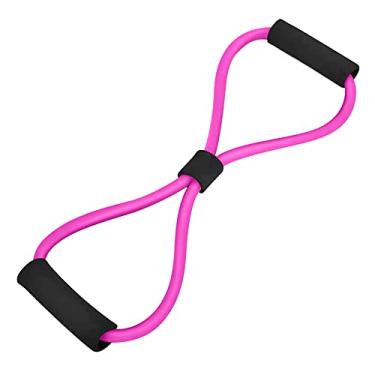 Imagem de Yoga Academia Fitness Corda de Tração em Forma 8 Banda Exercício Expansor Peito Tubo Treinamento Muscular para Alongamen