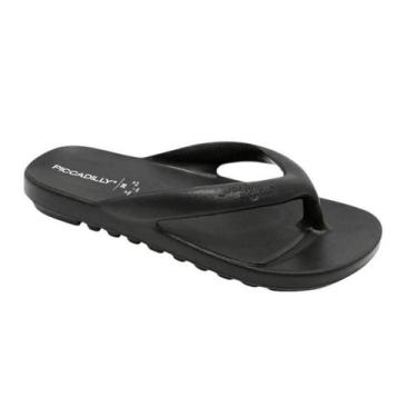 Imagem de Chinelo Piccadilly Marshmallow 242001, Preto, 37