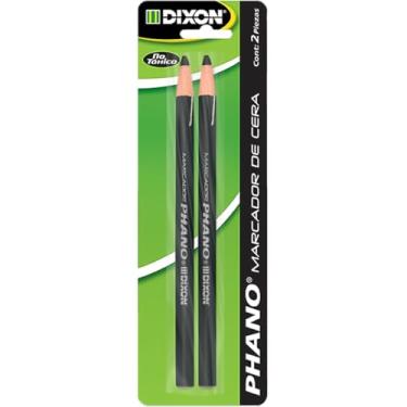 Imagem de Lápis Dermatográfico, Canson, Phano, Lápis de Cera, Preto, 2 Unidades