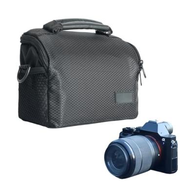 Imagem de Tangxi Estojo Compacto para Bolsa Crossbody de Ombro para Câmera, Bolsa Tipo Estilingue para Câmera à Prova D'água Com Alça de Ombro para Câmeras DSLR SLR Sem Espelho e Acessórios de (S)