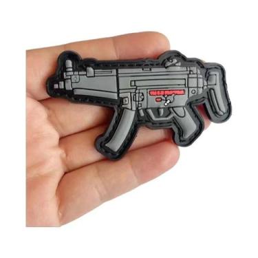 Imagem de Mini Patches De Borracha PVC 3D Para Mochila, Adesivos De Armas, Pisto