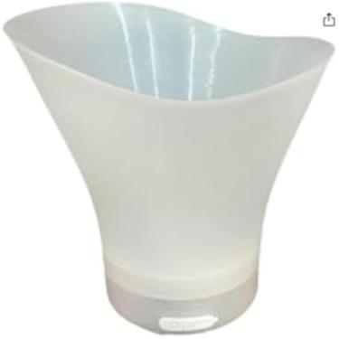 Imagem de Balde iluminado para bebidas com caixa de som, elegante