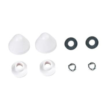 Imagem de Ｂｅｓｇａ Parafusos de Reposição para Vasos Sanitários Suspensos, Peças para Bidês, Ferragens de Montagem para Casa, Hotel E Acessórios de Banheiro, Branco, Tamanho real